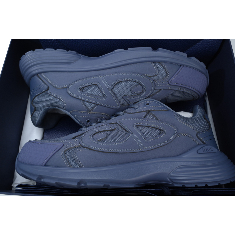 Dior B30 x Stone Island Sneaker Dark Blue 3SN279ZAN_H557