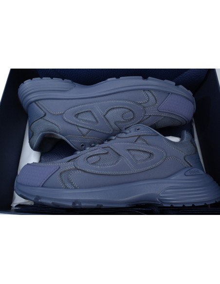 Dior B30 x Stone Island Sneaker Dark Blue 3SN279ZAN_H557