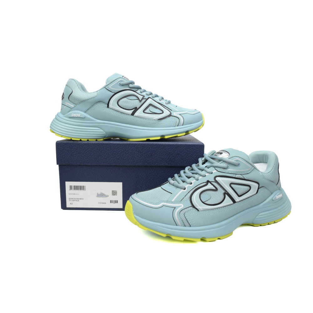 Dior B30 Reflective CD30 Blue Neon Yellow 3SN279ZRD_H555