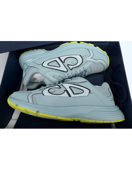 Dior B30 Reflective CD30 Blue Neon Yellow 3SN279ZRD_H555