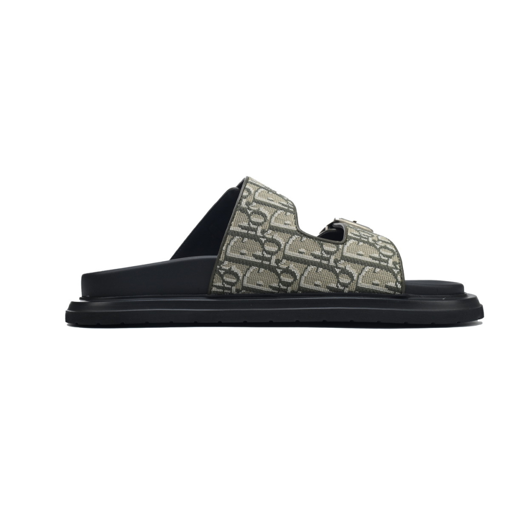 Dior Aqua Sandal Beige Dior Oblique Jacquard