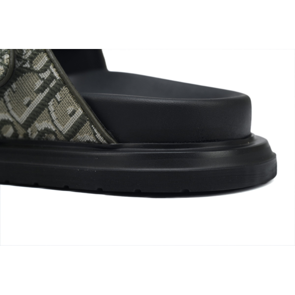 Dior Aqua Sandal Beige Dior Oblique Jacquard