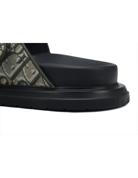 Dior Aqua Sandal Beige Dior Oblique Jacquard