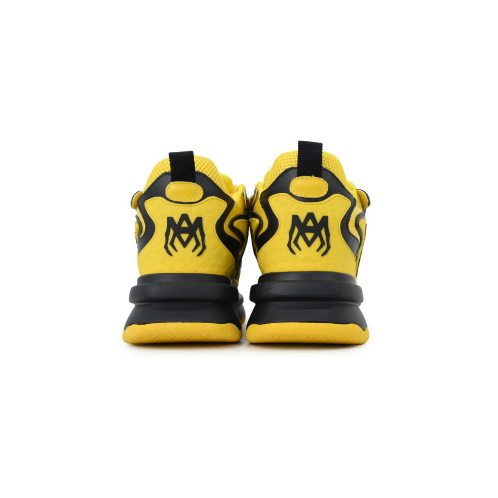 Amiri Platform Elevated Lace-Up Sneakers Yellow