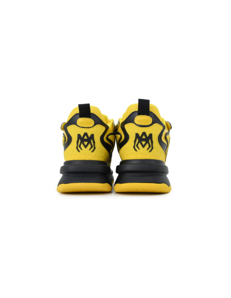 Amiri Platform Elevated Lace-Up Sneakers Yellow
