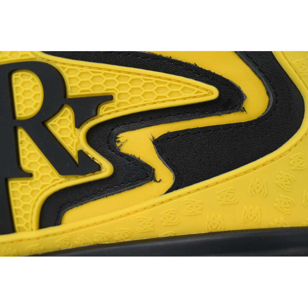 Amiri Platform Elevated Lace-Up Sneakers Yellow