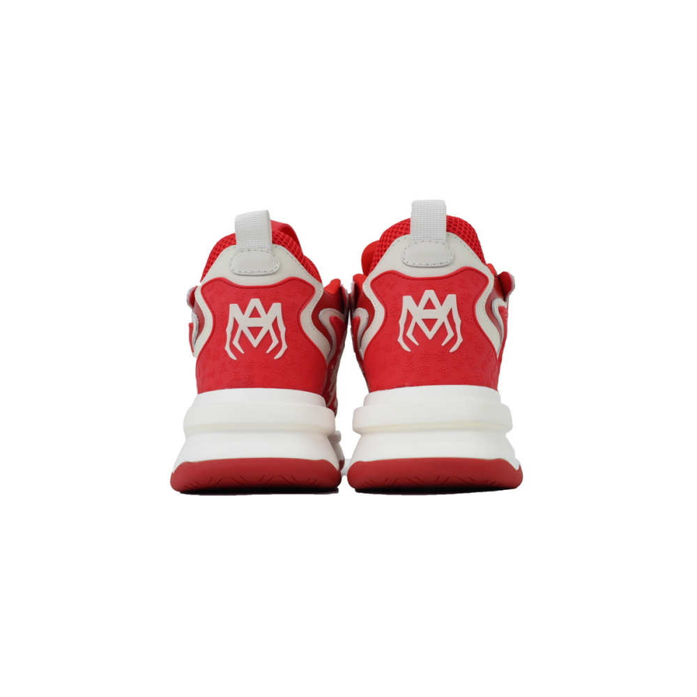 Amiri Platform Elevated Lace-Up Sneakers Red