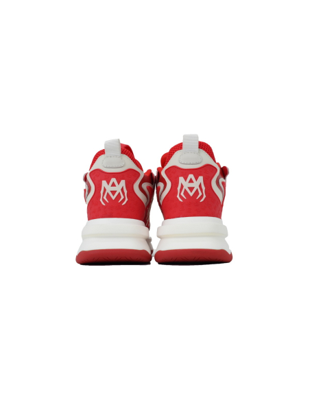 Amiri Platform Elevated Lace-Up Sneakers Red