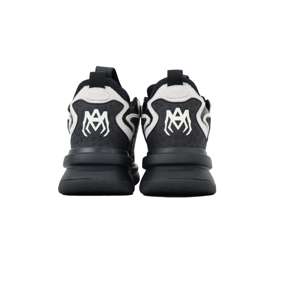 Amiri Platform Elevated Lace-Up Sneakers Black