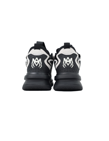 Amiri Platform Elevated Lace-Up Sneakers Black