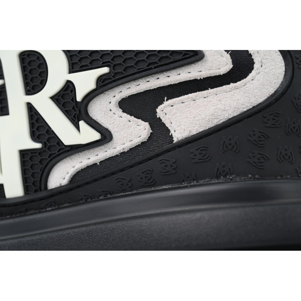 Amiri Platform Elevated Lace-Up Sneakers Black