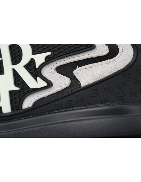 Amiri Platform Elevated Lace-Up Sneakers Black