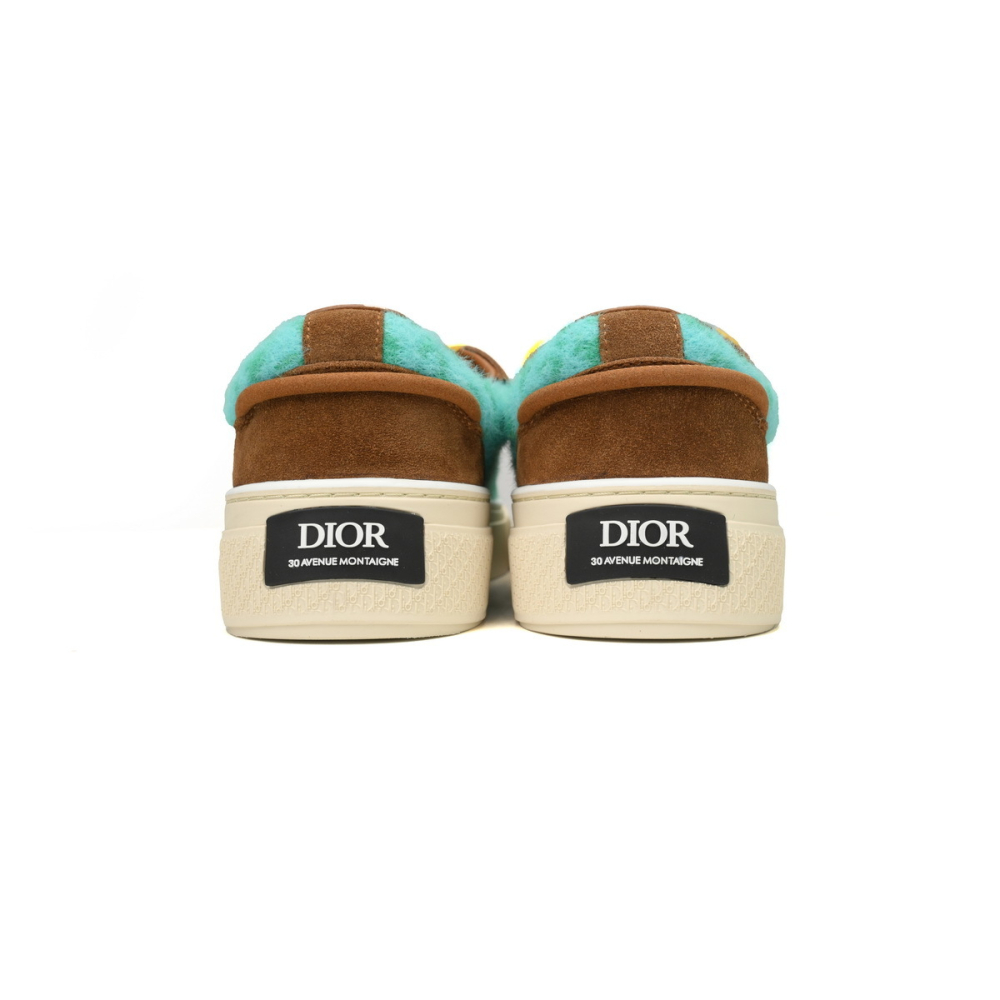 Dior B33 Sneaker Oblique Turquoise Brown 3SN303ZWV-H650