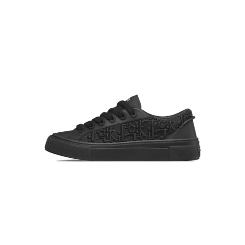 Dior B33 Sneaker Black Smooth Calfskin Oblique Raised Embroidery 3SN303ZYQ_H900