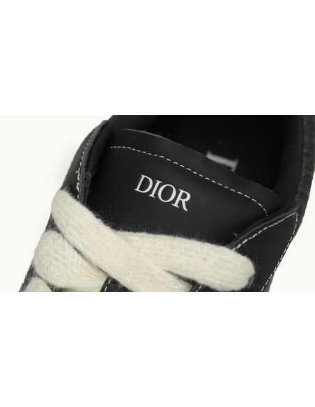 Dior B33 Sneaker Black Smooth Calfskin Oblique Jacquard 3SN303ZYS_H981