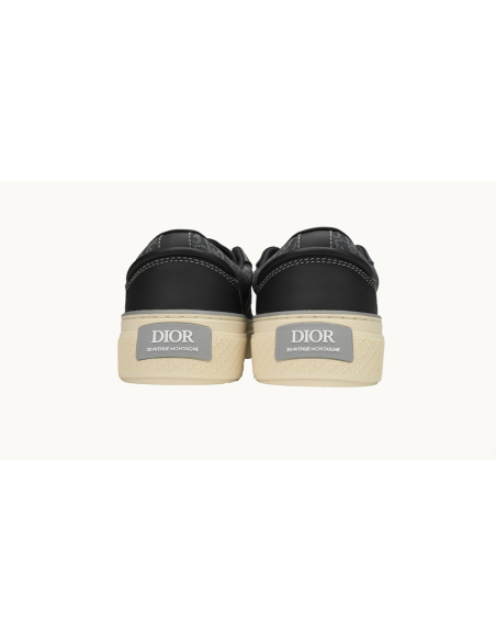 Dior B33 Sneaker Black Smooth Calfskin Oblique Jacquard 3SN303ZYS_H981