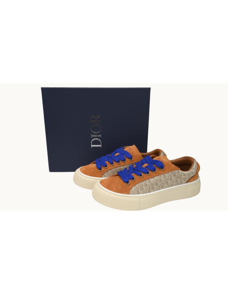 Dior B33 Sneaker Brown Cream Oblique Jacquard 3SN303ZWN_H781