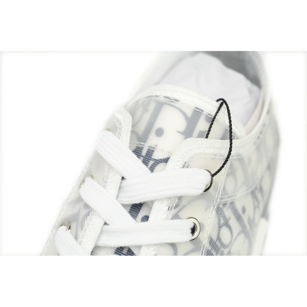 Dior B23 Low White Navy Oblique 3SN249YNT_H568