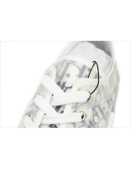 Dior B23 Low White Navy Oblique 3SN249YNT_H568