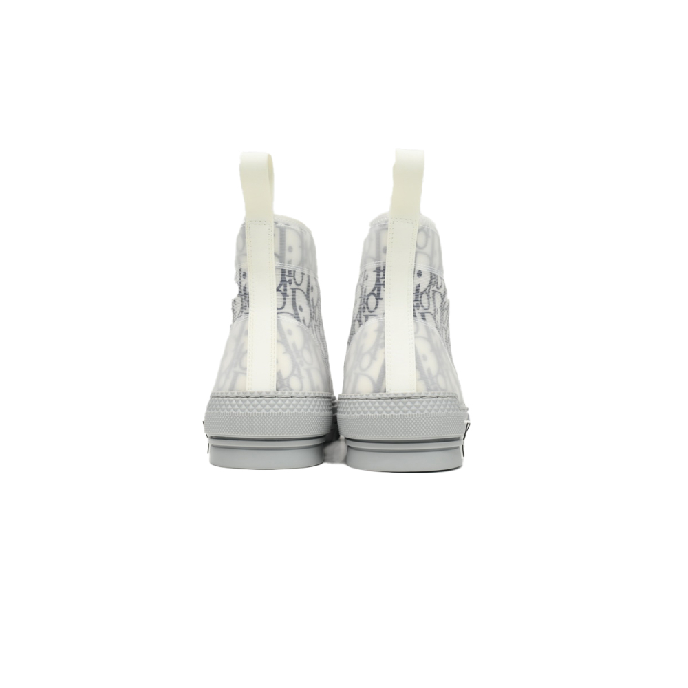 Dior B23 High Top Oblique Transparency White Blue Gray