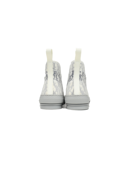 Dior B23 High Top Oblique Transparency White Blue Gray