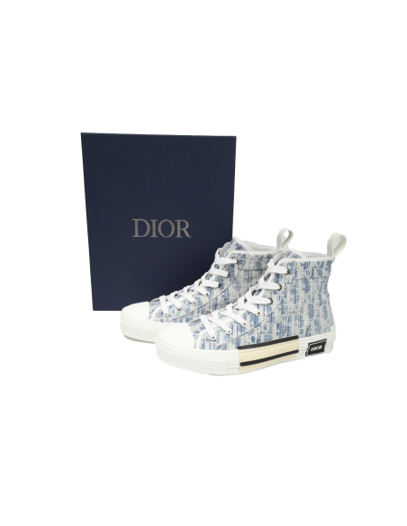 Dior B23 Blue Oblique Kasuri Jacquard 3SH118ZLA_H560