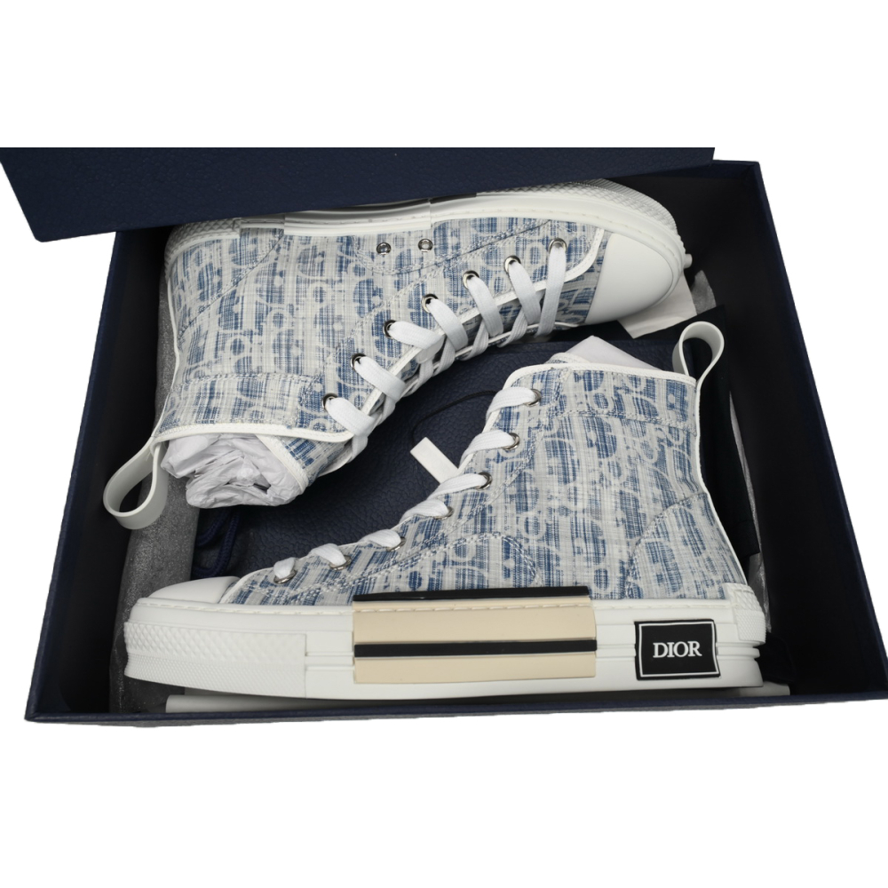 Dior B23 Blue Oblique Kasuri Jacquard 3SH118ZLA_H560