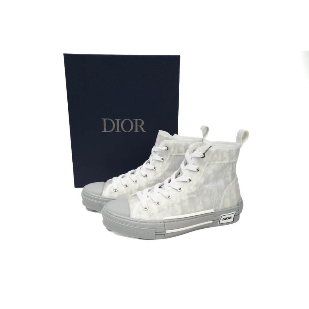 Dior B23 High Top Oblique Grey 3SH118YNT_H068