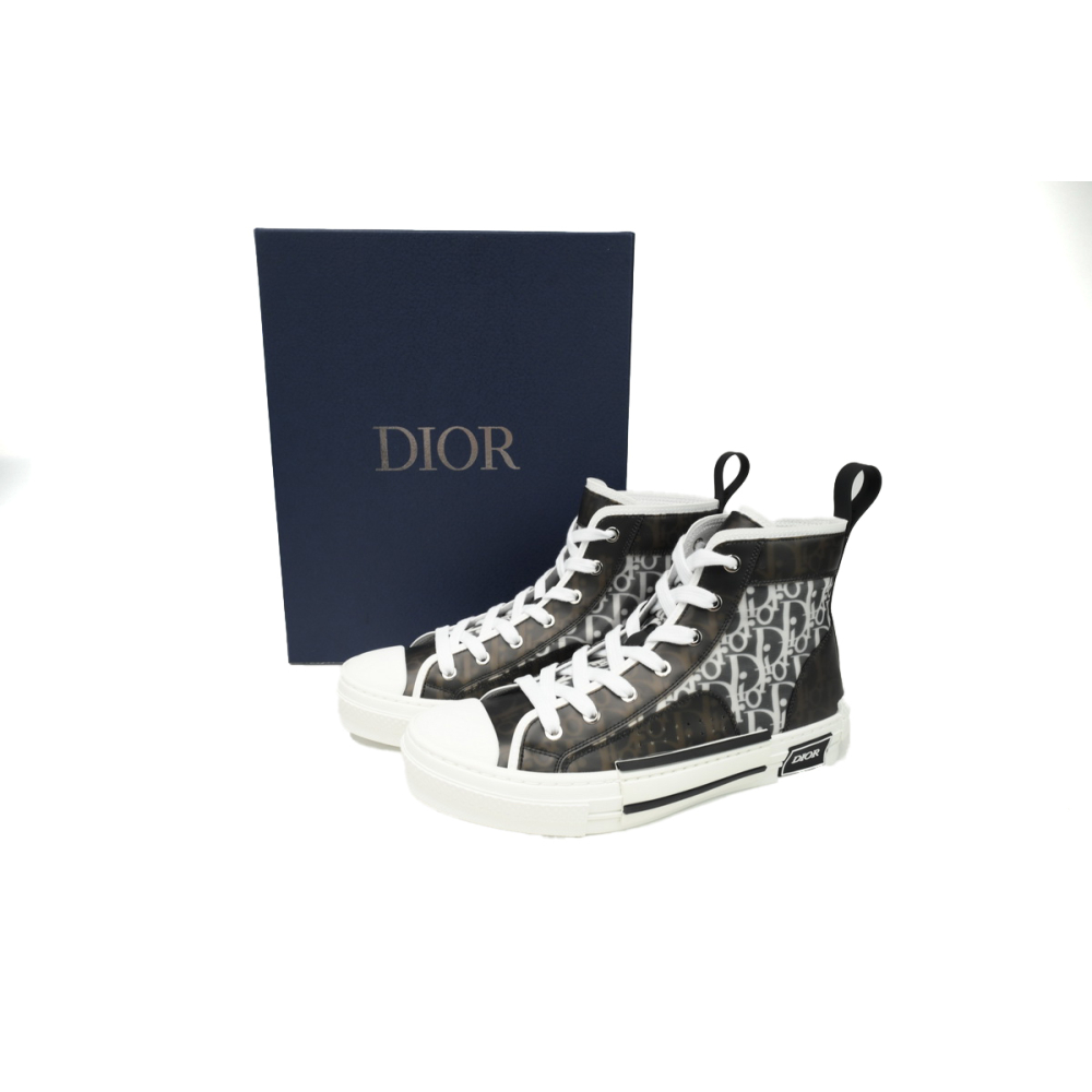 Dior B23 High Black White Oblique 3SH118YJP_H961