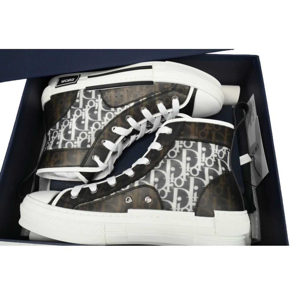 Dior B23 High Black White Oblique 3SH118YJP_H961