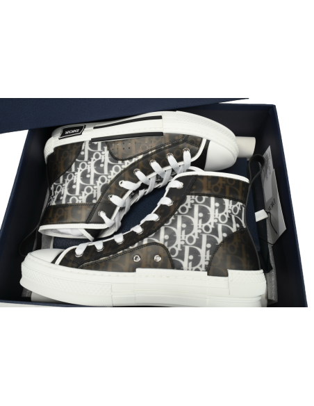 Dior B23 High Black White Oblique 3SH118YJP_H961