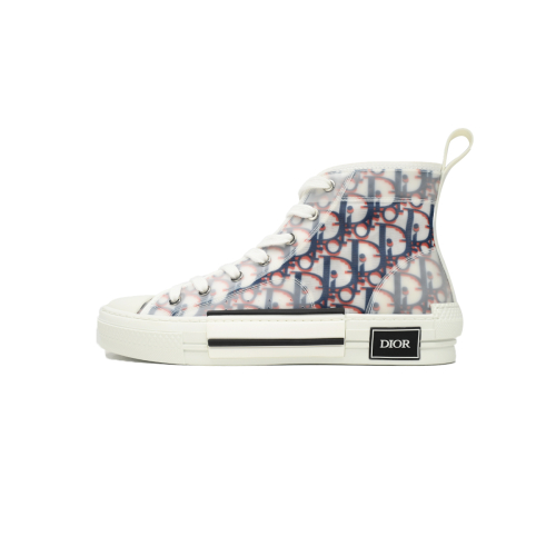 Dior B23 High Top Red Blue Oblique 3SH118YTG_H563