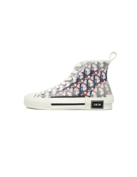 Dior B23 High Top Red Blue Oblique 3SH118YTG_H563