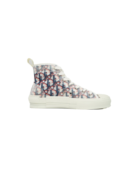 Dior B23 High Top Red Blue Oblique 3SH118YTG_H563