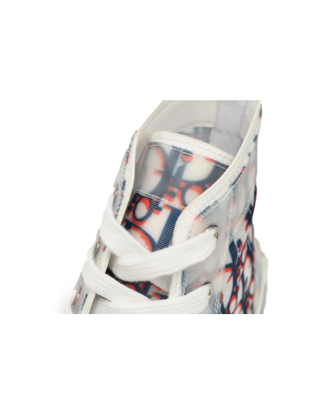 Dior B23 High Top Red Blue Oblique 3SH118YTG_H563