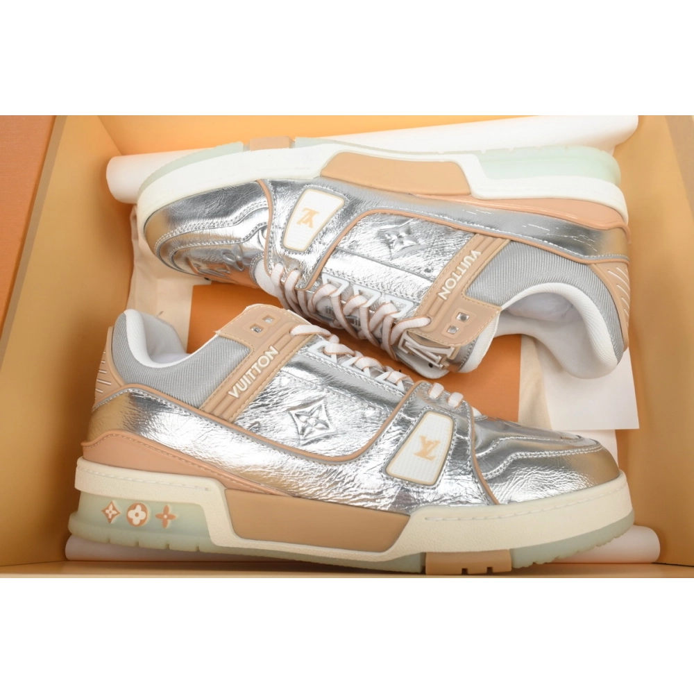 Louis Vuitton Trainer Metallic Beige 1A996D