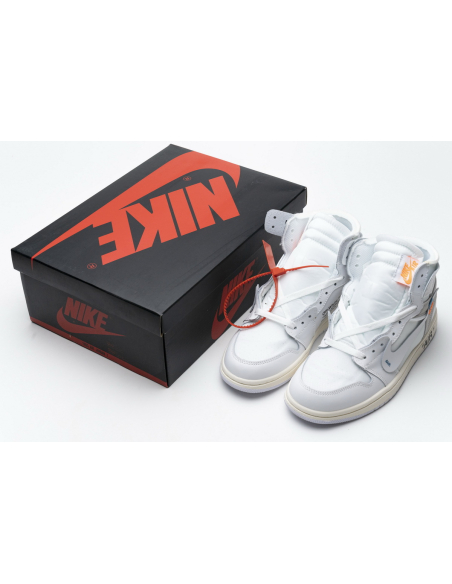 Air Jordan 1 Retro High Off-White White AQ0818-100