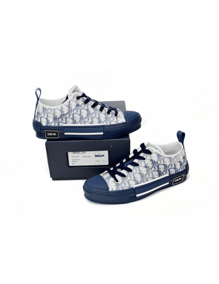 Dior B23 Low Top Blue Oblique 3SN249YNT_H565