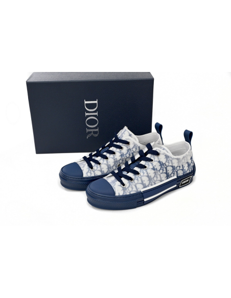 Dior B23 Low Top Blue Oblique 3SN249YNT_H565