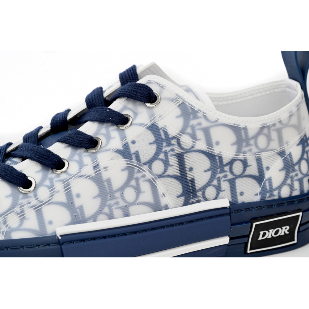 Dior B23 Low Top Blue Oblique 3SN249YNT_H565