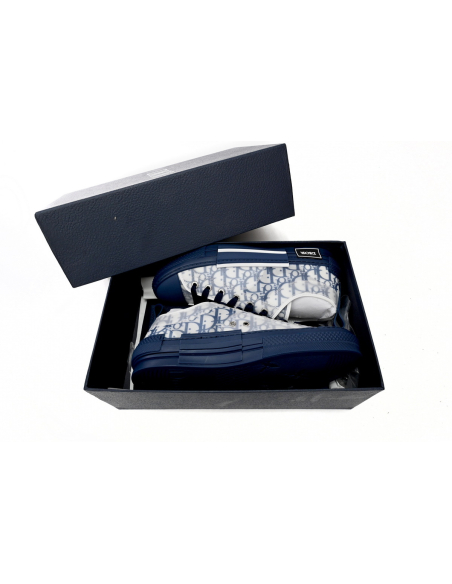 Dior B23 Low Top Blue Oblique 3SN249YNT_H565