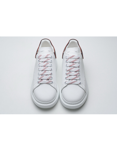 Alexander McQueen Oversized White Black Red Outline 625156WHXMT9183