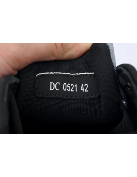 Dior B30 Round Head Logo Sneakers Patent Leather Gray