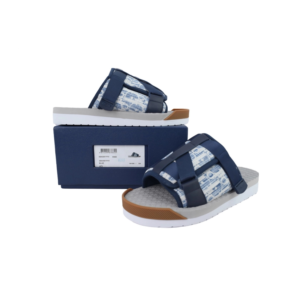 Dior Alpha Sandal Denim Blue