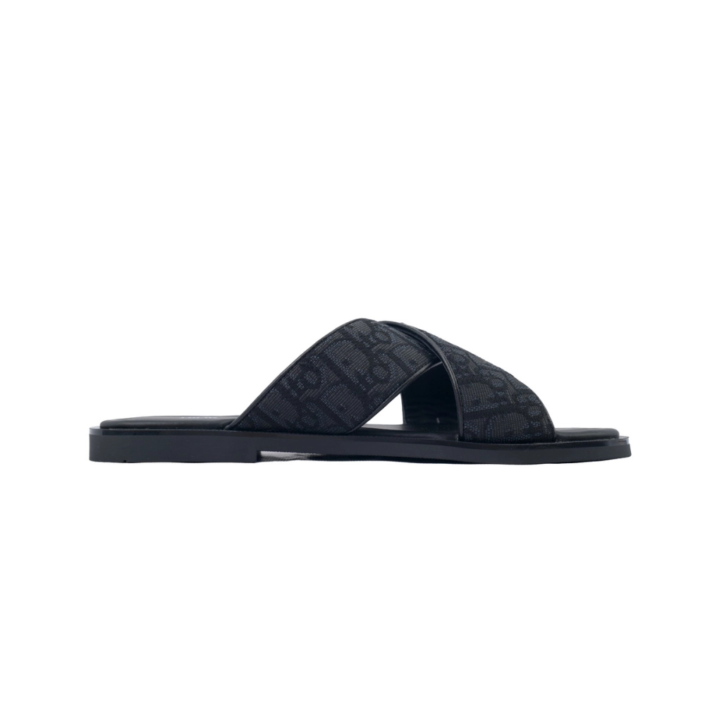 Dior Alias Sandal Black Dior Oblique Jacquard