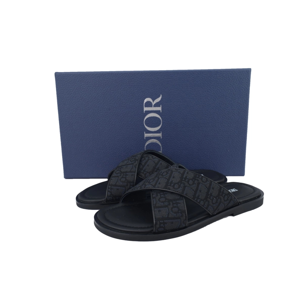 Dior Alias Sandal Black Dior Oblique Jacquard