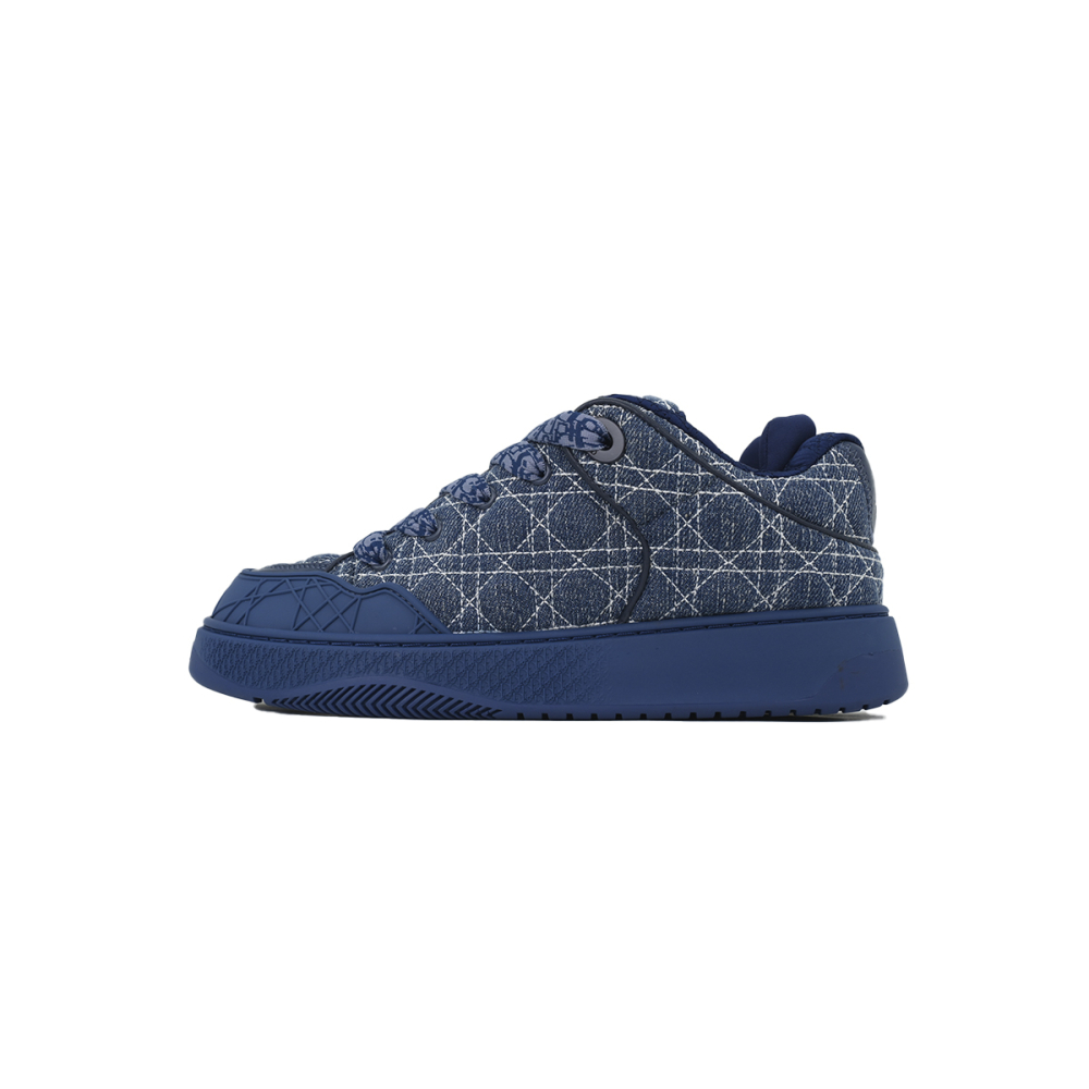Dior B9S Skater Sneaker Blue Kumo Cannage Denim