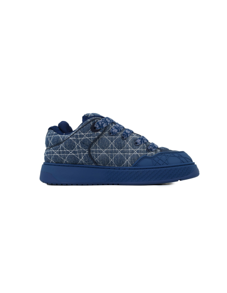 Dior B9S Skater Sneaker Blue Kumo Cannage Denim