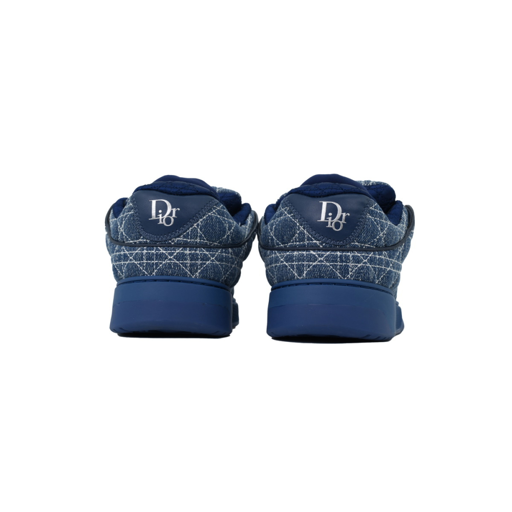 Dior B9S Skater Sneaker Blue Kumo Cannage Denim