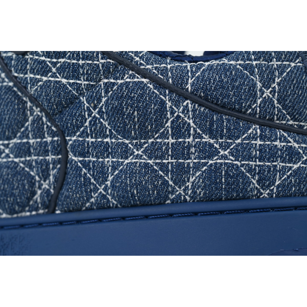 Dior B9S Skater Sneaker Blue Kumo Cannage Denim